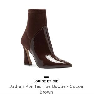 Like New, W/box Louise Et Cie Cocoa Brown Booties. Excellent Condition, Size 7.5